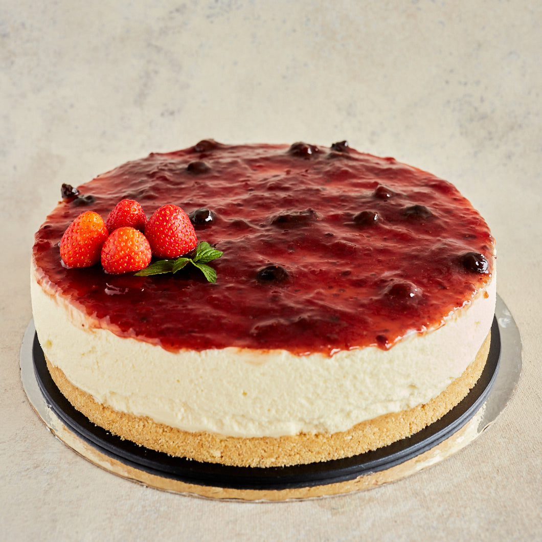 Cheese Cake de frutos rojos (con y sin azúcar)
